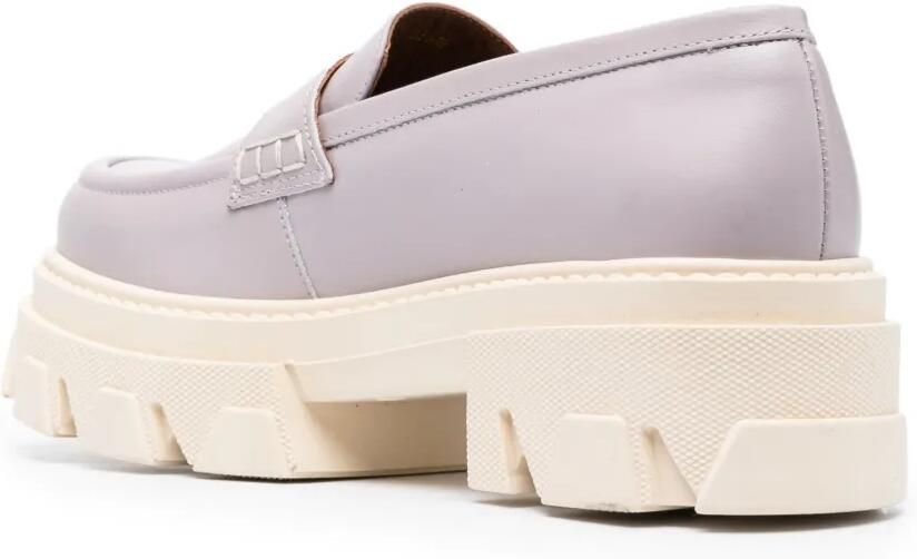 ALOHAS Trailblazer leren loafers Paars - Foto 2