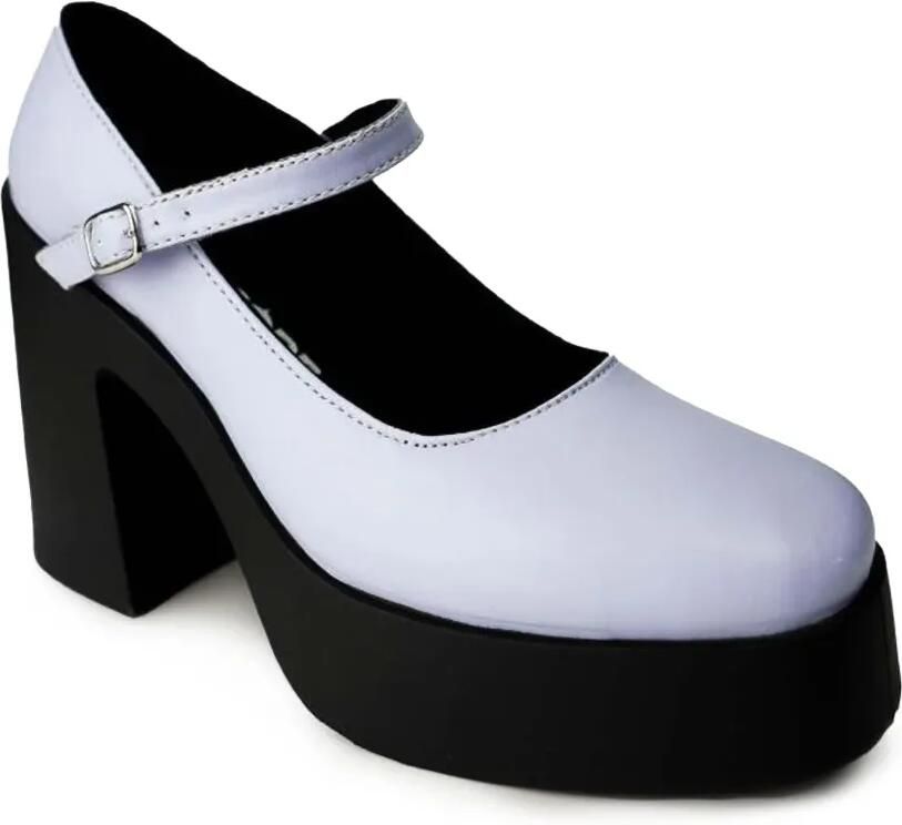 Altercore Darkenda Mary Jane pumps met plateauzool Paars - Foto 2