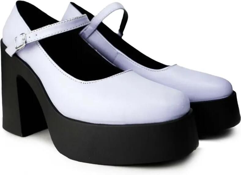 Altercore Darkenda Mary Jane pumps met plateauzool Paars - Foto 4