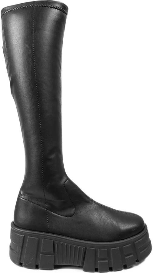 Altercore Londo chunky-sole knee-high boots Zwart