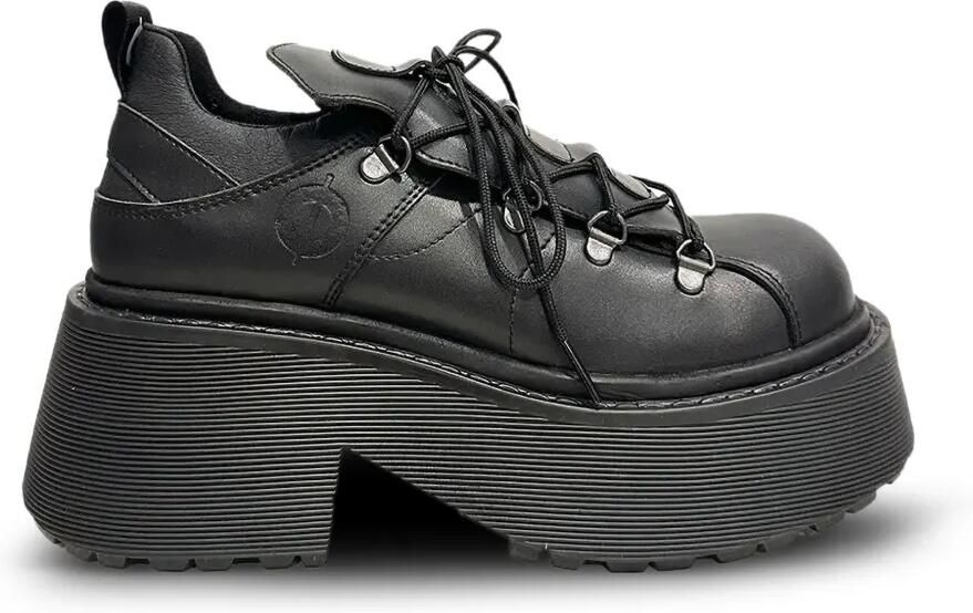 Altercore Moria combat boots met plateauzool Zwart