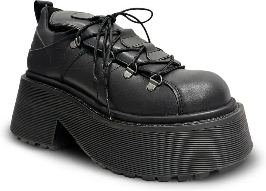 Altercore Moria combat boots met plateauzool Zwart - Foto 2