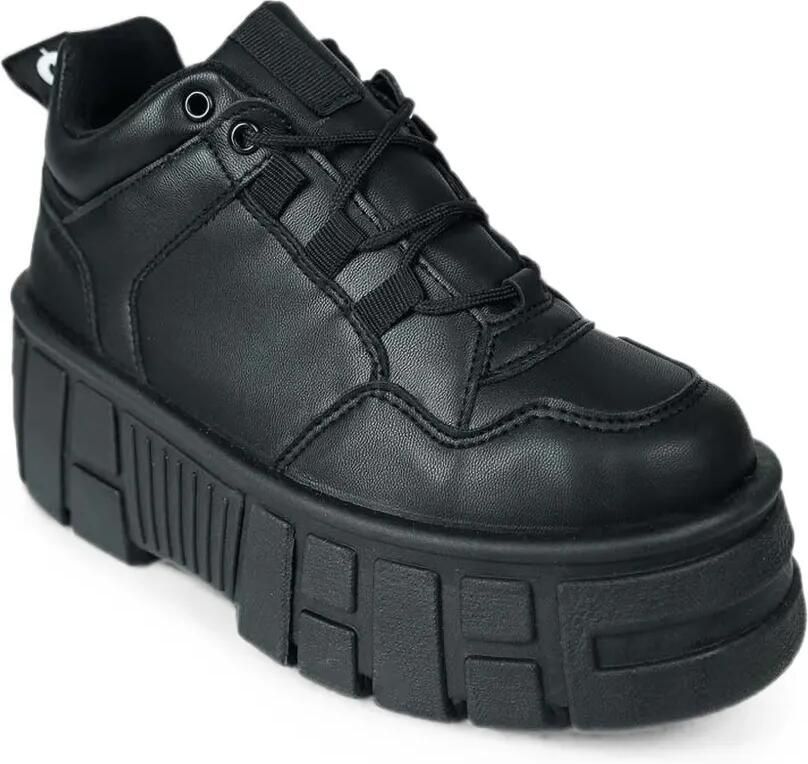 Altercore Nissa sneakers met chunky zool Zwart - Foto 2
