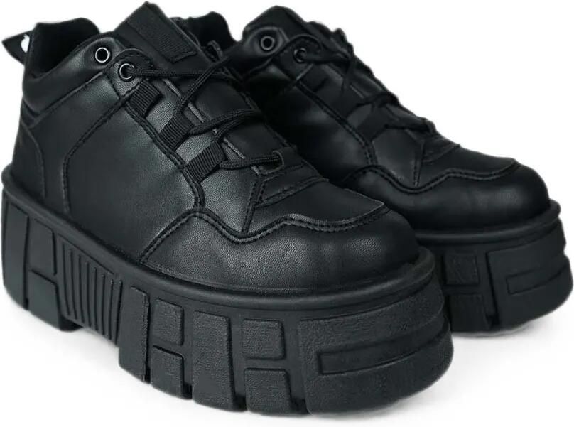Altercore Nissa sneakers met chunky zool Zwart - Foto 3