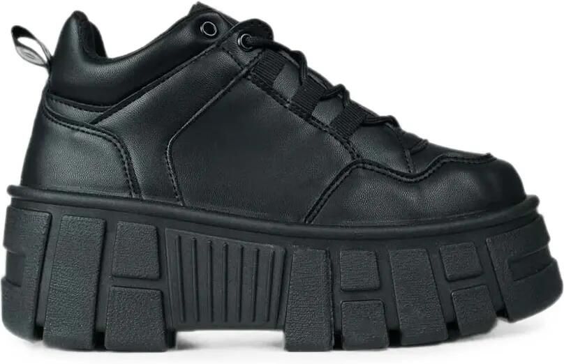 Altercore Nissa sneakers met chunky zool Zwart - Foto 4