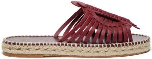 Altuzarra Leren espadrilles Bruin