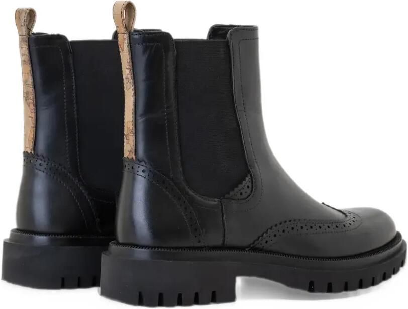 ALVIERO MARTINI 1° CLASSE brogue-detail leather Chelsea boots Zwart - Foto 3