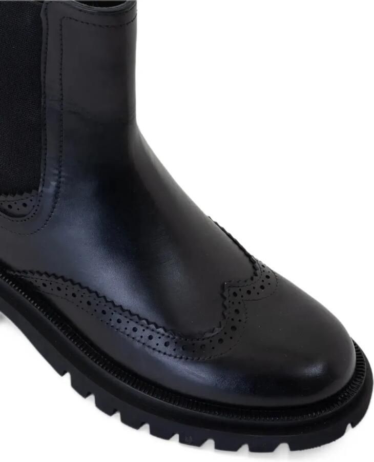 ALVIERO MARTINI 1° CLASSE brogue-detail leather Chelsea boots Zwart - Foto 2