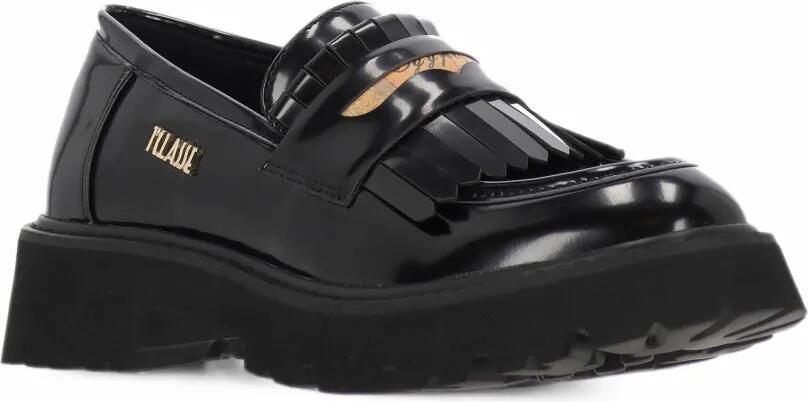 ALVIERO MARTINI 1° CLASSE Loafers met chunky zool en franje Zwart