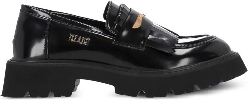 ALVIERO MARTINI 1° CLASSE Loafers met chunky zool en franje Zwart - Foto 4