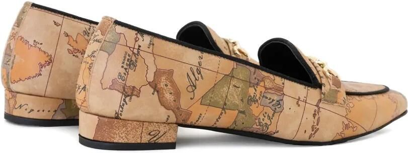 ALVIERO MARTINI 1° CLASSE Geo Classic Horsebit loafers Bruin - Foto 4