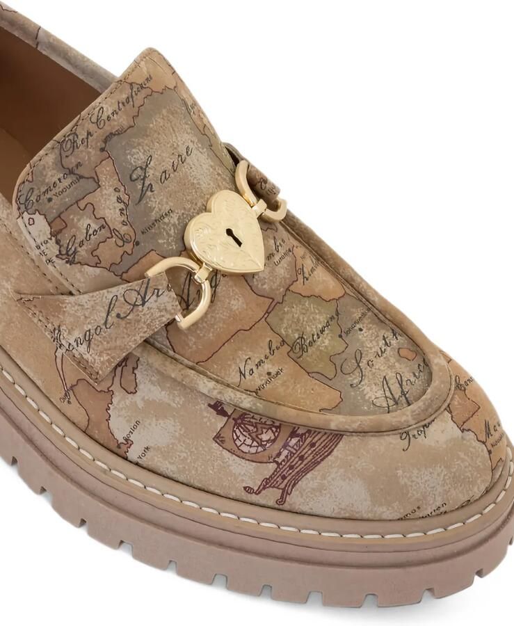 ALVIERO MARTINI 1° CLASSE Loafers met harthanger Beige - Foto 2