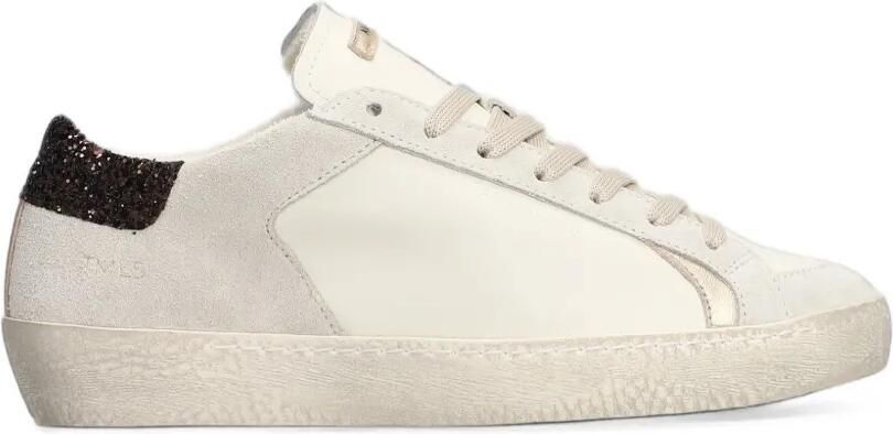 Ama Brand glitter-detail low-top sneakers Wit