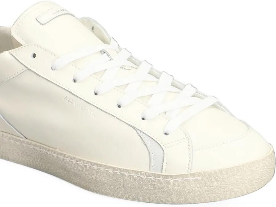Ama Brand logo-print lace-up sneakers Wit - Foto 2
