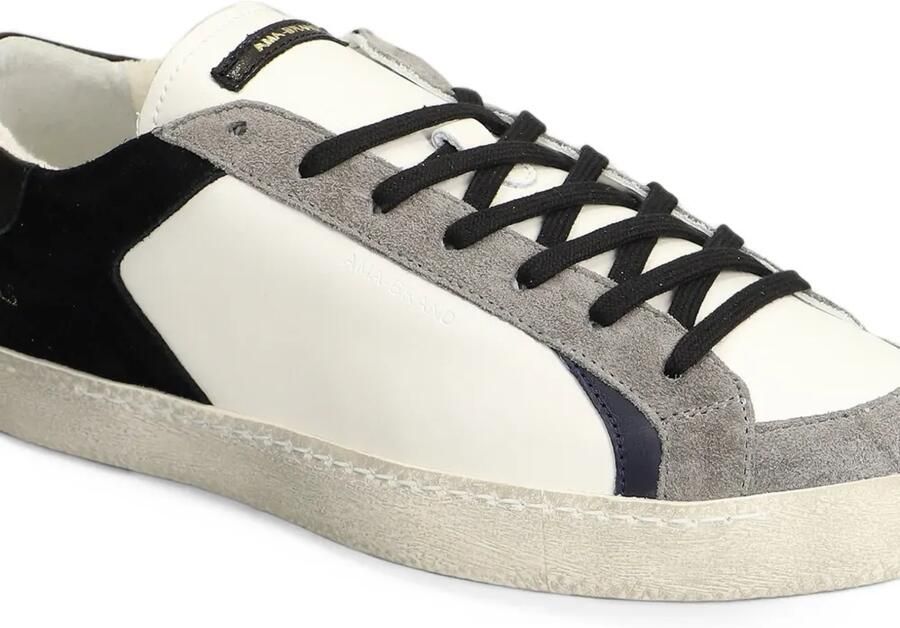 Ama Brand panelled lace-up sneakers Wit - Foto 2