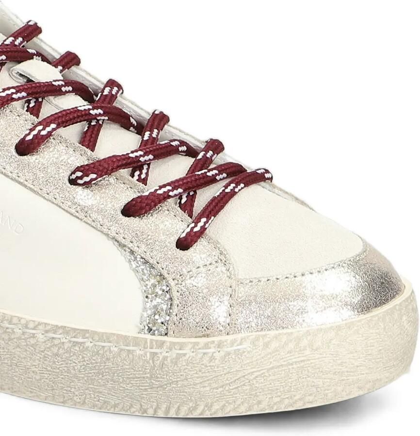 Ama Brand Sneakers met metallic afwerking en glitter-vlak Beige - Foto 2