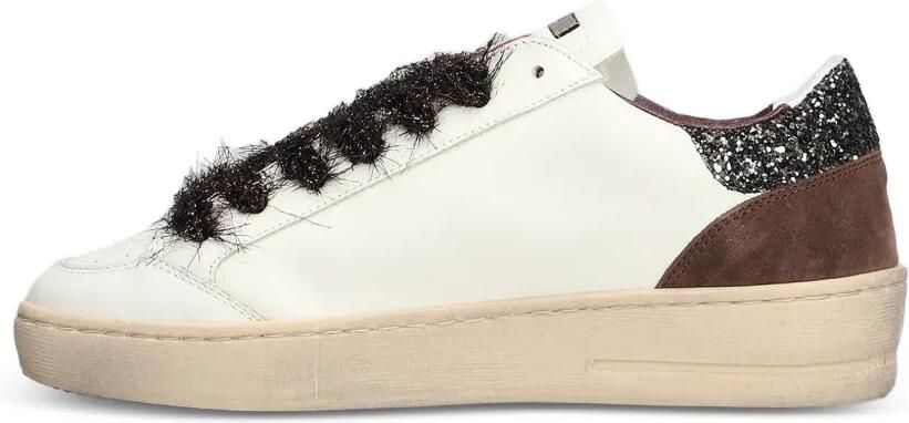 Ama Brand Sneakers met sterpatch en glitterdetail Wit - Foto 5