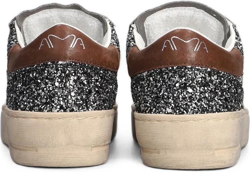 Ama Brand Sneakers verfraaid met glitter en sterpatch Grijs - Foto 3