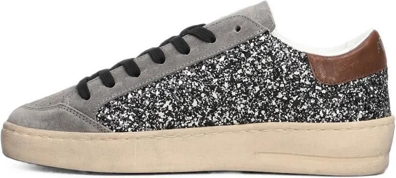 Ama Brand Sneakers verfraaid met glitter en sterpatch Grijs - Foto 5