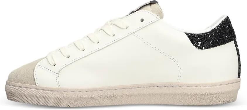 Ama Brand Sneakers verfraaid met glitter en sterpatch Wit - Foto 5
