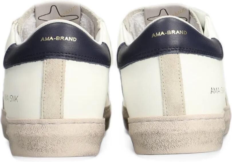 Ama Brand star-patch lace-up sneakers Wit - Foto 3