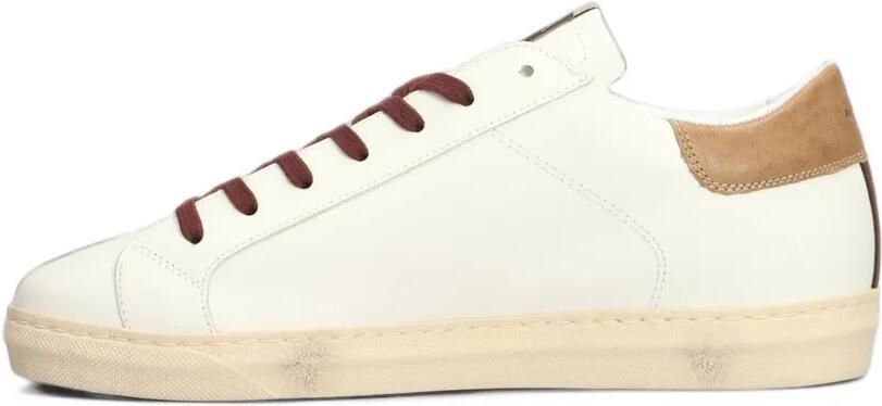 Ama Brand star-patch leather sneakers Wit - Foto 5