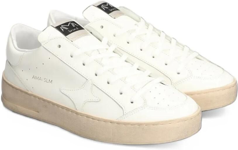 Ama Brand star-patch sneakers Wit - Foto 4
