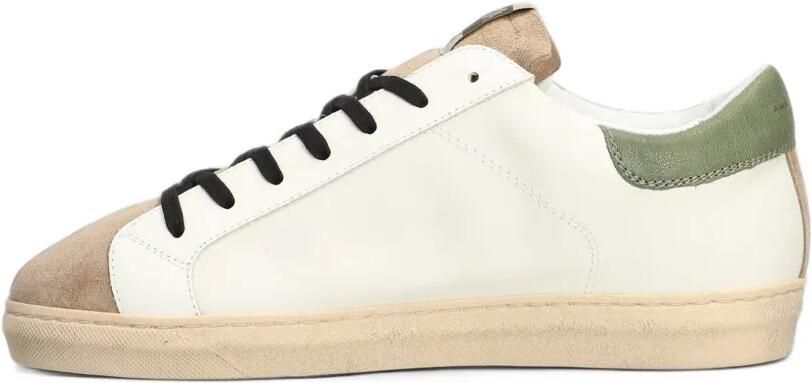Ama Brand star-patch suede-panel sneakers Wit - Foto 5