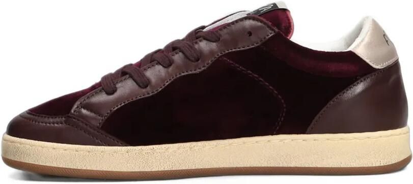 Ama Brand velvet star-patch sneakers Rood - Foto 4