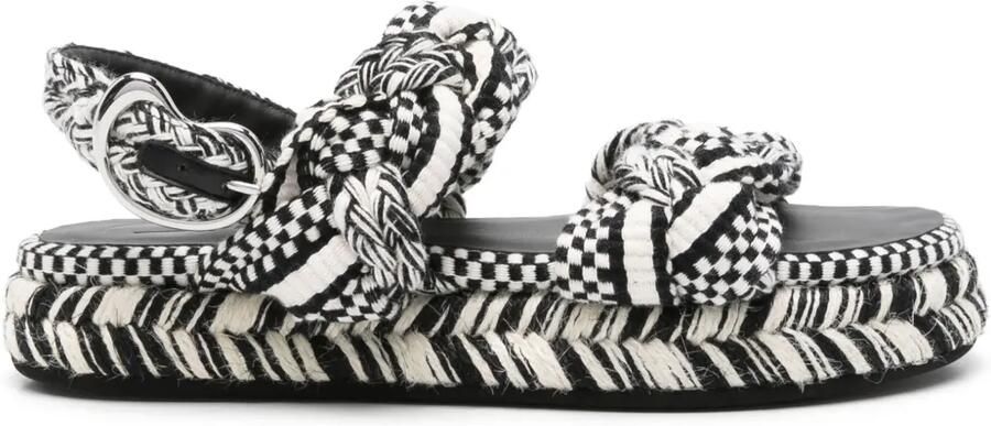 AMAMBAIH Maria 30mm sandalen Zwart