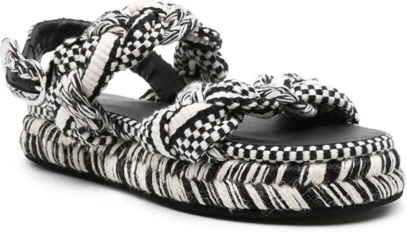 AMAMBAIH Maria 30mm sandalen Zwart - Foto 4