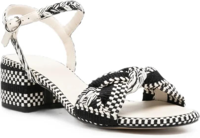 AMAMBAIH Nora sandalen met gevlochten bandje Zwart - Foto 2