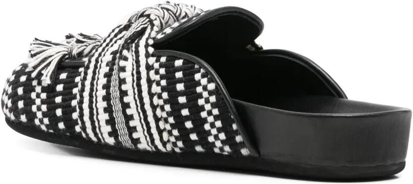 AMAMBAIH Tweekleurige slippers Zwart - Foto 3