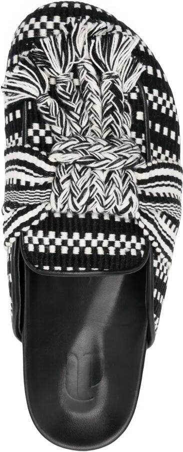 AMAMBAIH Tweekleurige slippers Zwart - Foto 2
