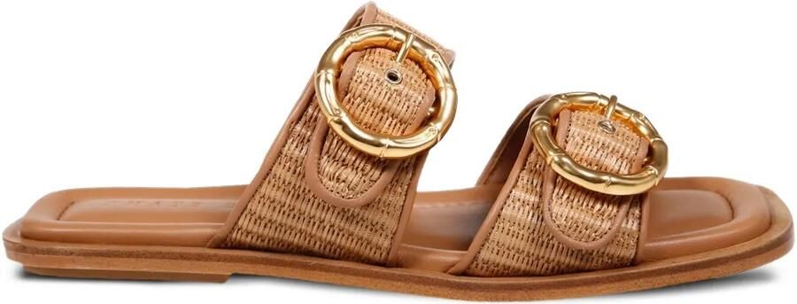Amato daniele sandalen met dubbele gesp Bruin