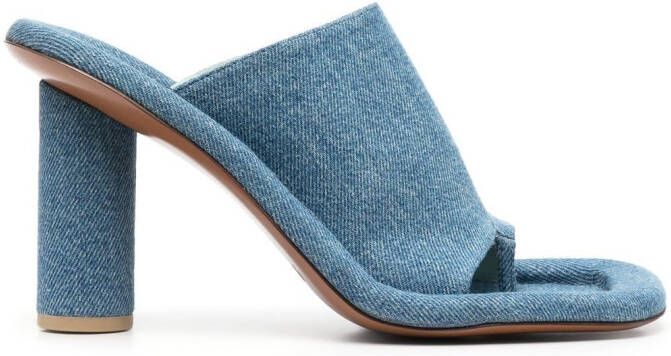 AMBUSH Cushion denim muiltjes Blauw
