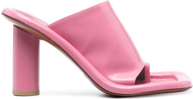 AMBUSH Cushion muiltjes met vierkante neus Roze