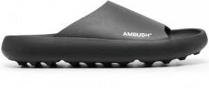 AMBUSH Slippers met logoprint Zwart