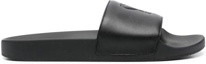 AMI Paris Ami De Coeur slippers Zwart