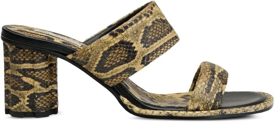 AMI Paris 65 mm Piano sandalen Beige