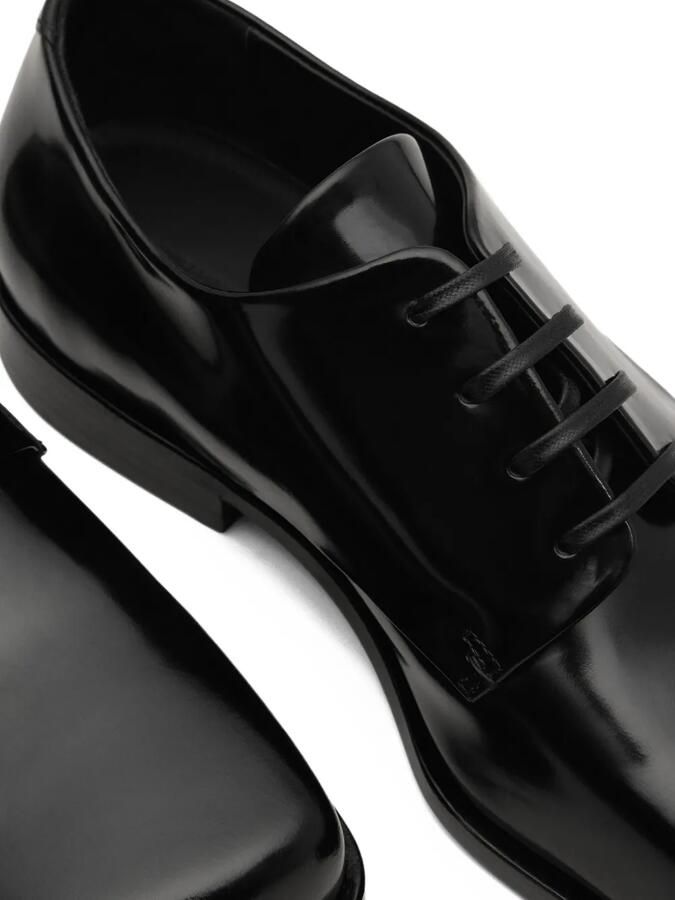 AMI Paris Derby schoenen met vierkante neus Zwart - Foto 3
