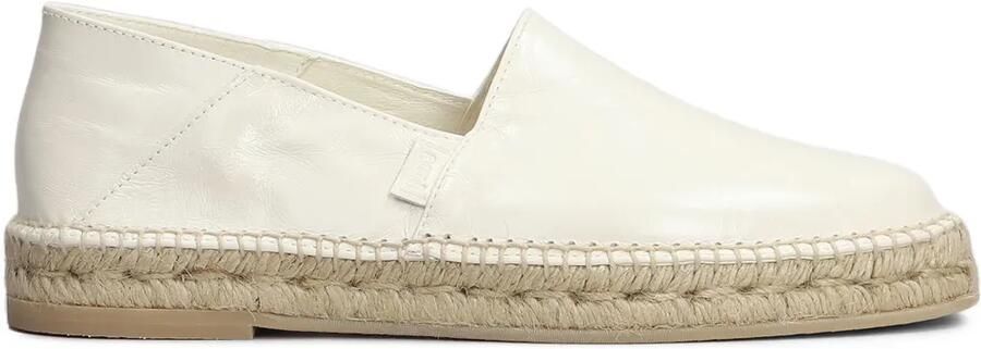 AMI Paris Leren espadrilles Beige
