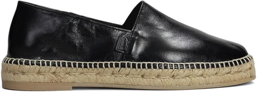 AMI Paris Leren espadrilles Zwart