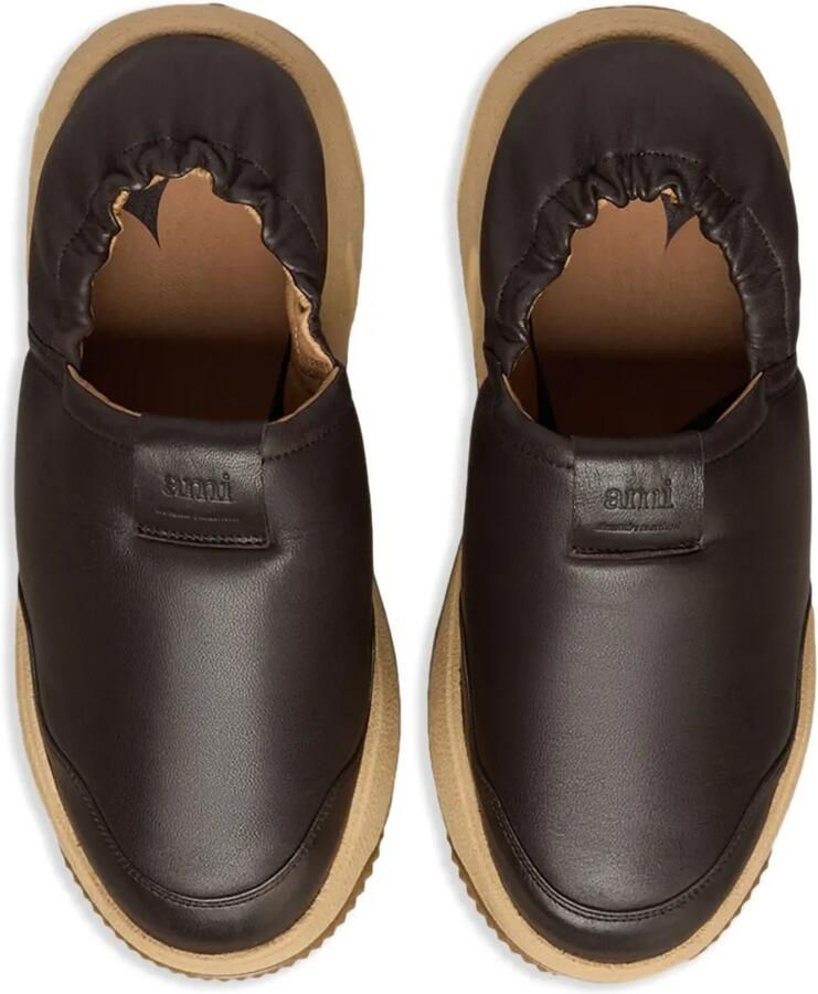 AMI Paris Leren sneakers Bruin - Foto 2