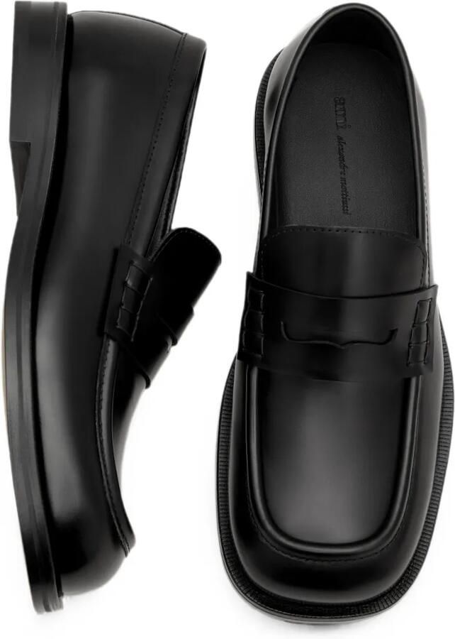 AMI Paris Loafers van koelenleer Zwart - Foto 3