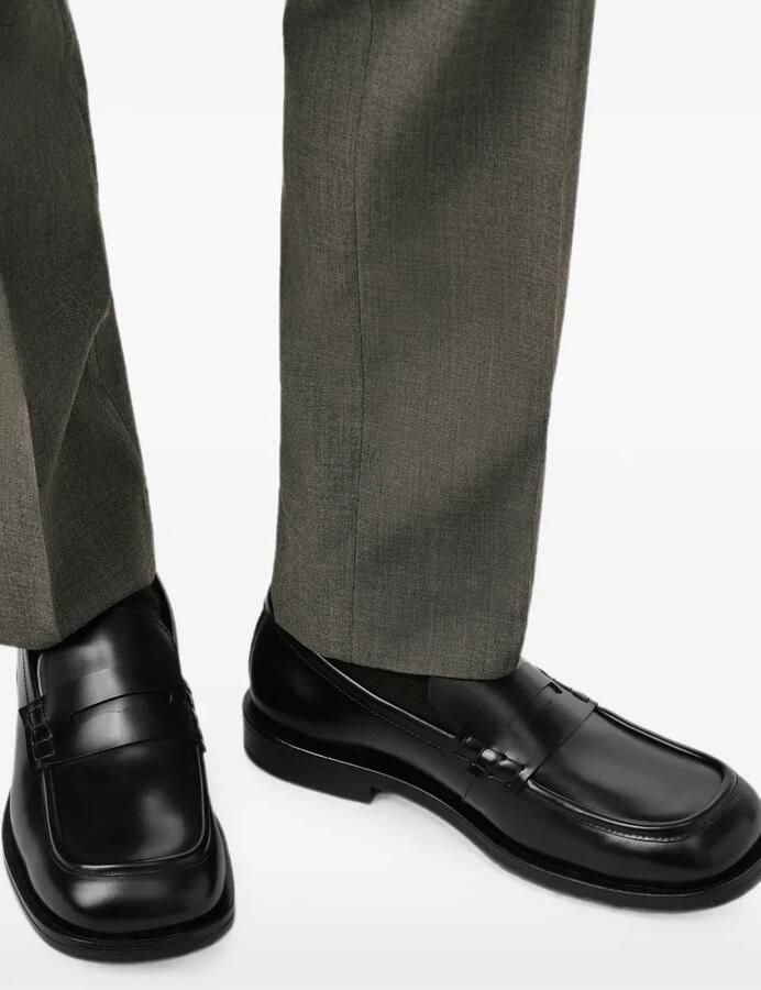 AMI Paris Loafers van koelenleer Zwart - Foto 2