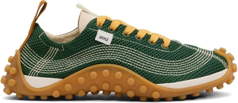 AMI Paris Mesh Mirage sneakers Groen