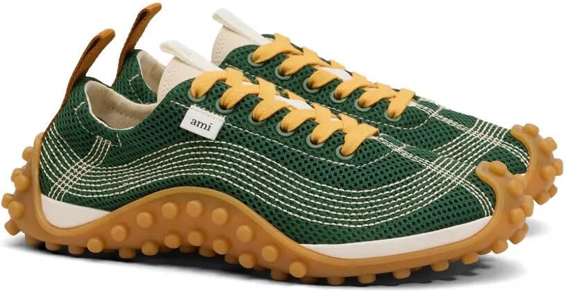 AMI Paris Mesh Mirage sneakers Groen - Foto 4