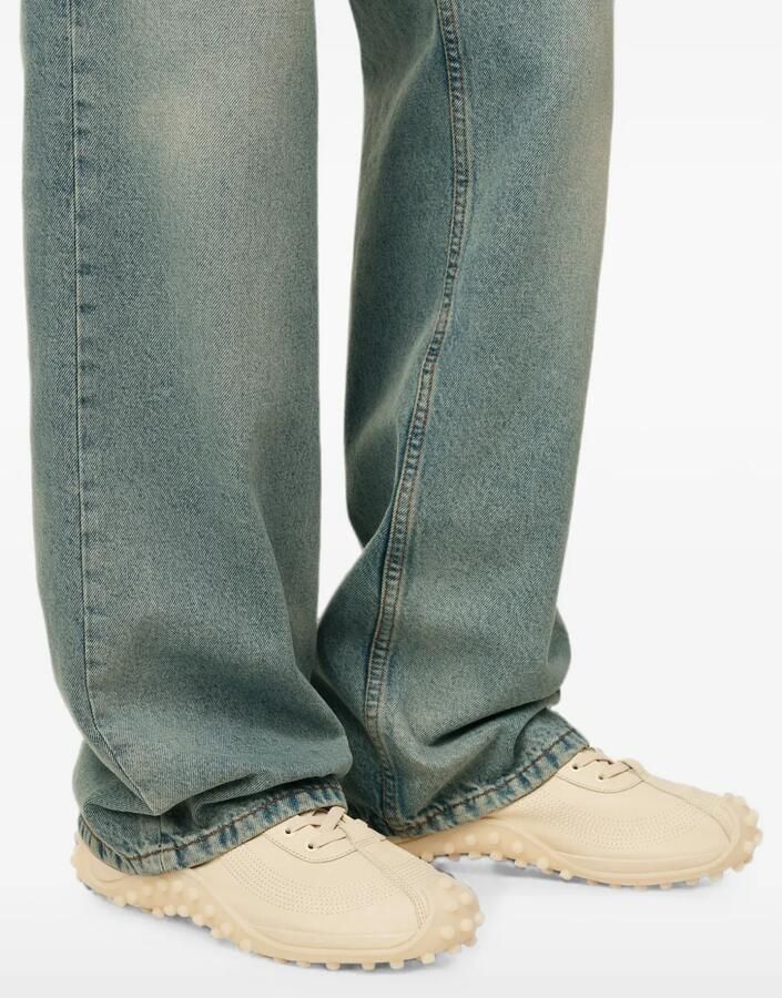 AMI Paris Mirage leren sneakers Beige - Foto 3
