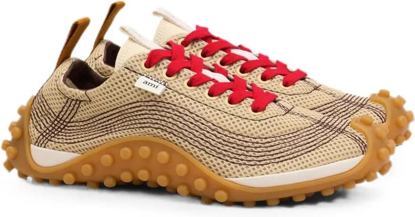 AMI Paris Mirage mesh sneakers Beige - Foto 4